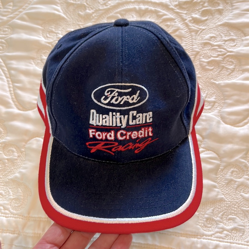 Chase Authentics Vintage Dale Jarrett Ford Quality Care Ball Cap